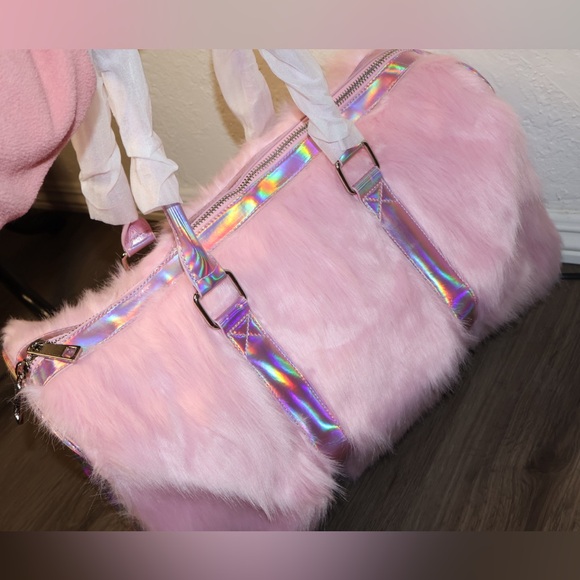 SHAGADELIC WEEKENDER Large pink bag - Picture 3 of 10